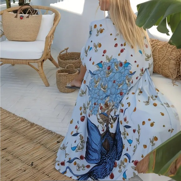 Boho cover up kimono wrap - Picture 5 of 5